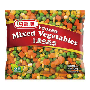 龍鳳冷凍蔬菜-三色混蔬-500g
