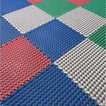 PMU PE PLASTIC MAT, 藍色, large
