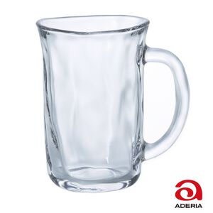現貨 ADERIA 日本手捻仿陶附柄 啤酒杯 玻璃杯 把手杯 金益合玻璃器皿