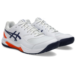 [秉宸] ASICS GEL-DEDICATE 8 網球鞋 黑白橘 1041A408-110, , large