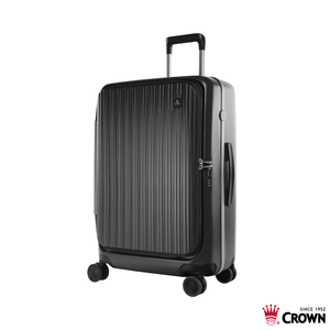 【CROWN BOXY】29吋上掀式行李箱-鐵灰色