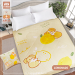 【多利寶寢具】柯基犬卡卡涼感紗冰晶涼被-LEMONADE, , large