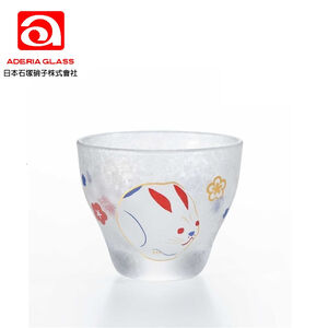 ADERIA 日本清酒杯<兔>90ml/1入 小酒杯 金益合玻璃器皿