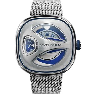 SEVENFRIDAY ME系列流線型 米蘭鍊帶機械錶 禮物 ME1/01M