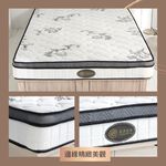 台灣製【藤原傢俬】竹炭紗防螨抗菌蜂巢式獨立筒床墊3H-4(3尺3.5尺/5尺/6尺6*7尺)-軟硬適中, , large