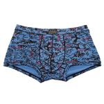 ﹝ 3A-Alliance ﹞義式塗鴨四角褲/水藍色, , large