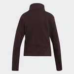 Adidas W HTR JKT 女 外套 運動 訓練 休閒 保暖 防風 立領 合身 短版 酒紅 [CZ8999], , large