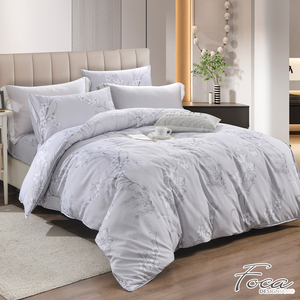 【FOCA】Lianlian Fengchen | 3M patented moisture wicking breathable antibacterial Tencel four seasons quilt/quilt bed sheet set - double