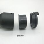 Angle grinder dust cover + 2-meter hose (for 4-5 inch angle grinders/suitable for 100-125mm angle grinders), , large