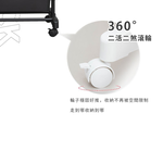 【Y HOUSE】極簡主義移動式衣帽架 便衣架 開放試衣架 吊衣架 掛衣架 衣櫥架 附輪-黑色, , large