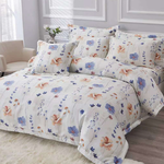 【多利寶寢具】FITNESS_100%純天絲頂級60S雙人七件式床罩組-朝顏純愛, , large