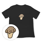 JZ TEE Samoyed & Teddy-Ice Cream Graphic Tee, , large