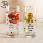 【SOLO歐洲家居】290ml 繽紛水果玻璃杯4件一組 茶杯 水杯 果汁杯 夏日飲品杯 禮物推薦, , large