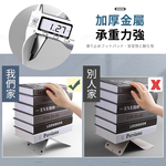 [夢巴黎] L型書架 L型書檔 書架 收納架 桌面收納 書 書擋 無印風 文件架 桌面收納架 書檔 L書立書擋 壓克力書架, , large
