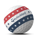 TaylorMade 高爾夫球 Tour Response Stripe USA 12入/盒 三層球, , large