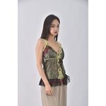 (S) 【德馨私服】morgan質感兩件式黃色上衣二手衣, , large