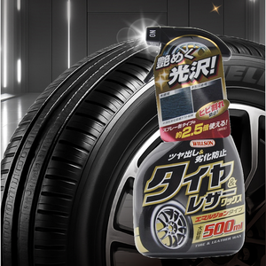 Tire synthetic leather gloss agent