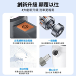 電動泡沫噴壺2L升級版贈充電線+霧化噴頭-白, , large