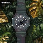 CASIO 卡西歐 G-SHOCK 迷彩 八角電子錶 套錶 GAE-2100WE-3A, , large
