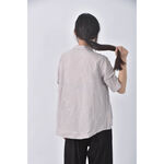 (XL) darlo棉質小圖灰色短袖上衣二手衣, , large