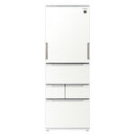 SHARP SJ-PW46KT-W左右開五門除菌冰箱_白, , large