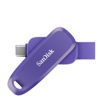 【SanDisk】Phone Drive DDC6 紫色 256G TYPE-C USB 3.2 雙用 OTG 旋轉隨身碟 讀取速度 100MB/s, , large