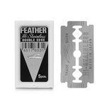 [日日好物]日本Feather羽毛牌-男士美容雙面鉑合金順滑親膚安全刮鬍刀替換刀片-5片/盒(修容刀片,鬢角美型剃刀片,國際通用刀片規格,本品不含刮鬍刀), , large