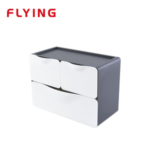 需預訂 FLYING 雙鶖】BS-9573 多功能可堆疊三層收納盒(1大2小)