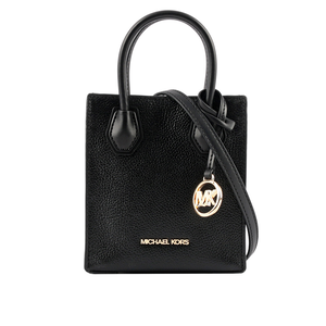 Michael Kors Mercer 荔枝皮革手提/斜背二用迷你琴譜包/黑色