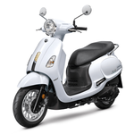 [三陽機車]Sym三陽 Fiddle 125 雙碟ABS Keyless 七期 2025年出廠全新機車, 白色125Keyless, large