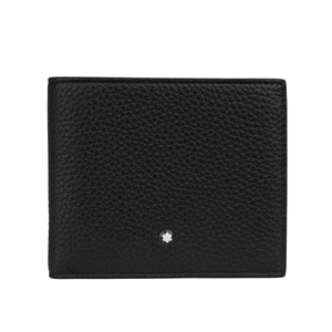 Montblanc 萬寶龍 粒面牛皮對開8卡短夾/黑色