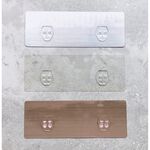 [熊好貼國際]長型調味罐架 304不鏽鋼 台灣製造 廚房置物架 收納架 瓶罐置物架 無痕掛勾 調味罐收納架 胡椒罐架, , large