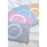 [Kaimei Cotton Industry] 8 in the group, random and excellent, MIT made in Taiwan, 28 taels thick, pure cotton breathable adult bib/spit napkin, exquisite satin plain color, , large