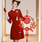 結婚喜慶囍字流蘇吊飾-經典雙喜3入#802(婚房囍字吊飾/結婚喜慶掛件/婚房裝飾/婚房布置/結婚專用掛飾/結婚佈置小物/花環囍字), , large