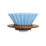 ORIGAMI Dripper S with Wooden Holder (Matt Beige), , large
