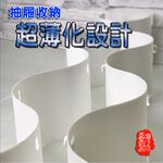 金德恩 GS MALL 台灣製造 一組8片 抽屜收納波浪隔板 衣物收納 抽屜收納 波浪隔板 收納隔板 衣櫥收納 襪子收納, , large