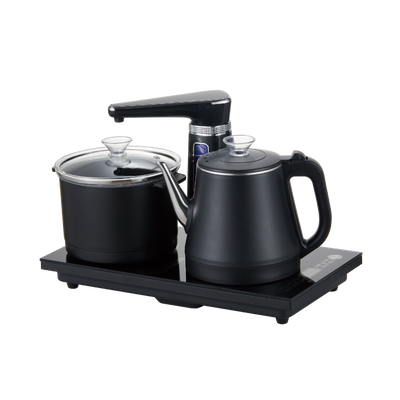 【SONGEN松井】雙享泡自動補水品茗泡茶機/快煮壺/電水壺/茶具組(SG-1372加贈PC食品級淨水桶)