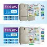 SANLUX 台灣三洋 606公升 一級節能台灣製-3°C變頻微凍室三門電冰箱 SR-V612C, , large