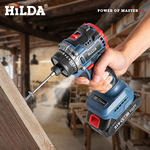 【HILDA】希爾達電動工具 21V 雙電 短軸無刷 衝擊起子機 HL21-SI2, , large