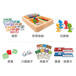 【龍品文創】大富翁 A785 粉Q 台灣之旅, , large