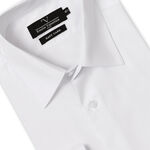 范倫提諾舒適抗皺長袖襯衫1021白, , large