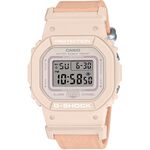 CASIO 卡西歐 G-SHOCK 自然系列 櫻花粉 布質錶帶方型女錶 GMD-S5600CT-4, , large
