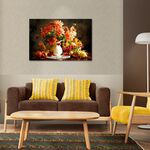 【御畫房】花開吉祥之二 國家一級畫師手繪油畫60×90cm(VF-20), , large