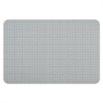 【Monster】 Soft Diatomaceous Earth Absorbent Mat (45x30cm) – Gray Plaid, , large