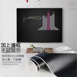 金德恩 GS MALL 台灣製造 可裁剪黑板紙 200x45cm 教學黑板 塗鴉黑板 黑板紙 黑板 寫字板 畫板 文具板, , large