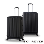 【PANTHEON PLAZA】展示品限量出清 SKY ROVER CRYSTAL 19 24 27吋 璀璨晶鑽 前開式可擴充拉鍊硬殼行李箱 SRI-1808SF 七色可選, , large
