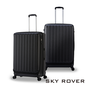 【PANTHEON PLAZA】展示品限量出清 SKY ROVER CRYSTAL 19 24 27吋 璀璨晶鑽 前開式可擴充拉鍊硬殼行李箱 SRI-1808SF 七色可選