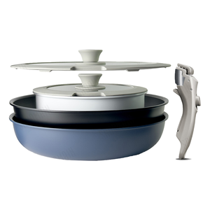 仙德曼星空彩輕量不沾鍋套組-6件組-2組