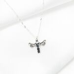 【Angel & Me】Uterus S925 Sterling Silver Organ Necklace Feminine Power Mother Day, , large