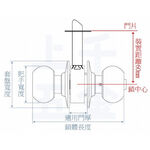 喇叭鎖 LOCWARE 廣安牌 不鏽鋼銀 C9300 C9310 裝置距離60mm 不鏽鋼拋光, , large
